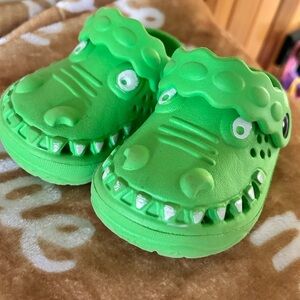Green Crocodile Kids Shoes